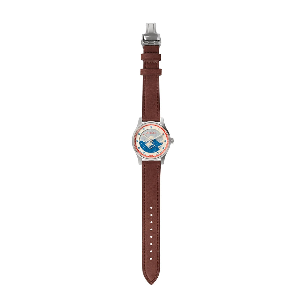 Reloj Dando La Hora x Fósforos Los Andes mov. Sea-Gull 38mm