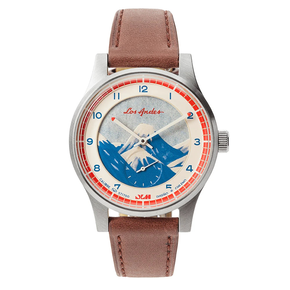 Reloj Dando La Hora x Fósforos Los Andes mov. Sea-Gull 38mm